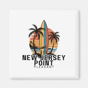 Aimant Nouveau Jersey Point Pleasant Surfant Surfeur _1