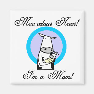 Aimant Nouveau Moo-velous Maman Tshirts et cadeaux