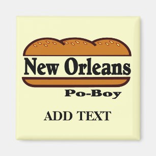 Aimant Nouveau Po Boy d'Orléans