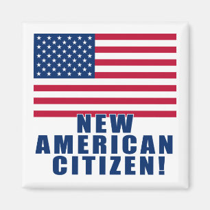 Aimant Nouveaux cadeaux et T-shirts américains de citoye