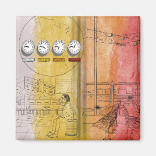 Aimant Nouveaux itinéraires de voyage