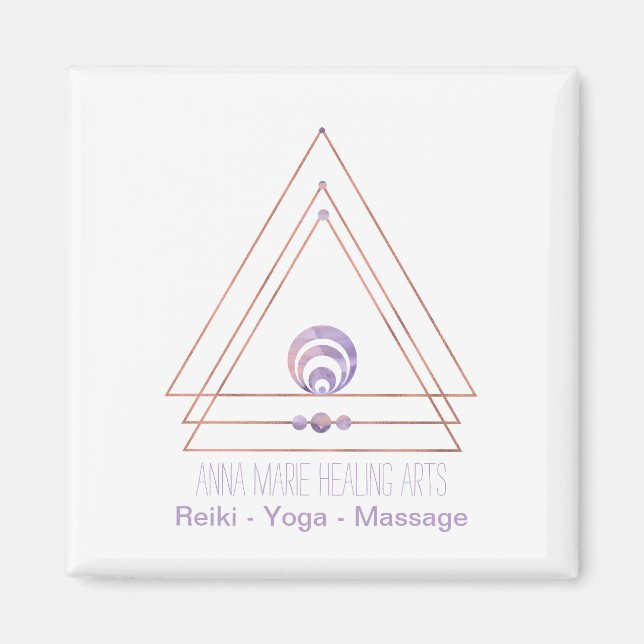 Aimant Nouvel âge spirituel et métaphysique | Violet (Devant)