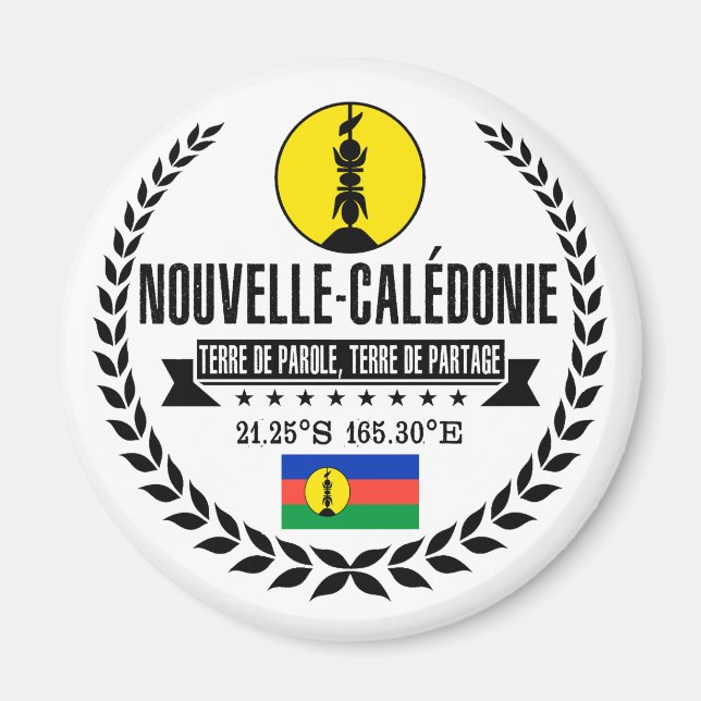 Aimant Nouvelle-Calédonie (Devant)