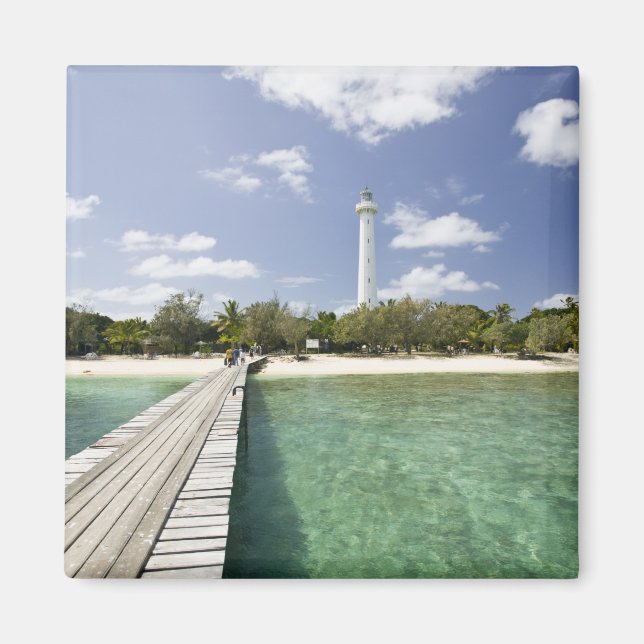 Aimant Nouvelle-Calédonie, Islet Amedee. La jetée de l'îl (Devant)