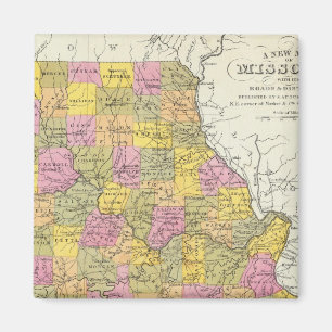 Aimant Nouvelle Carte Du Missouri
