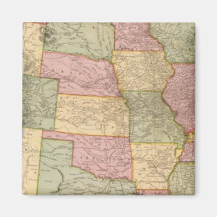 Aimant Nouvelle carte ferroviaire des États-Unis