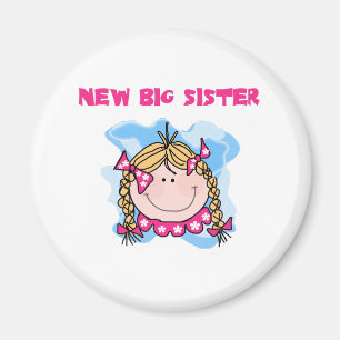 Aimant Nouvelle grande soeur de fille blonde
