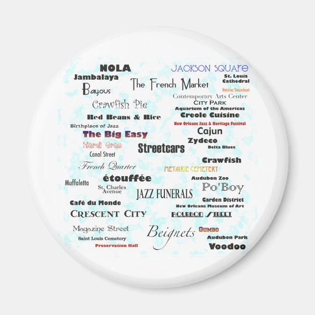 Aimant Nouvelle-Orléans (Devant)