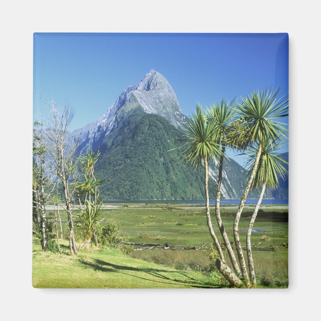 Aimant Nouvelle-Zélande, South Island, Miter Peak, (Devant)