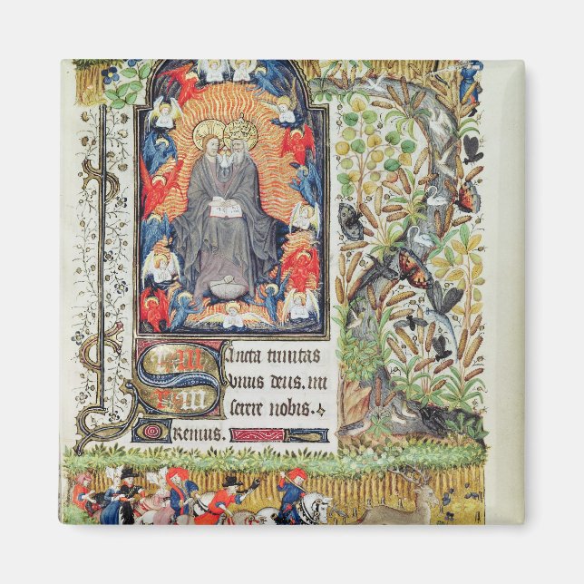 Aimant Novembre ; chasse aux cerfs (Devant)