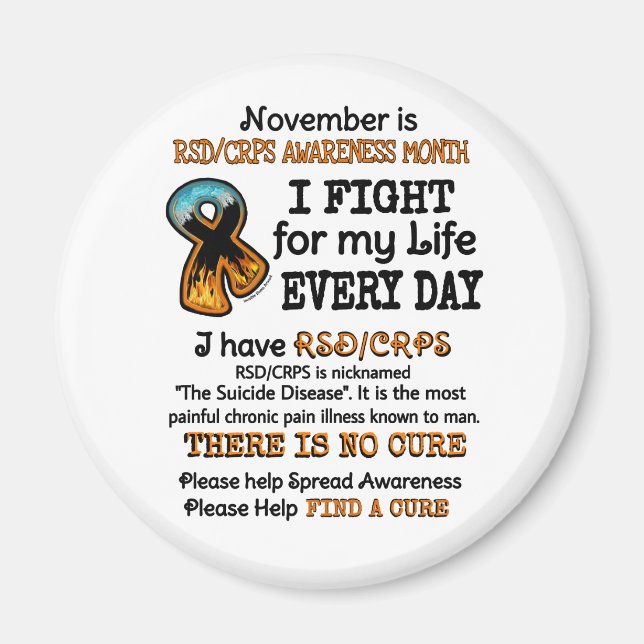 Aimant Novembre...Je lutte (Devant)