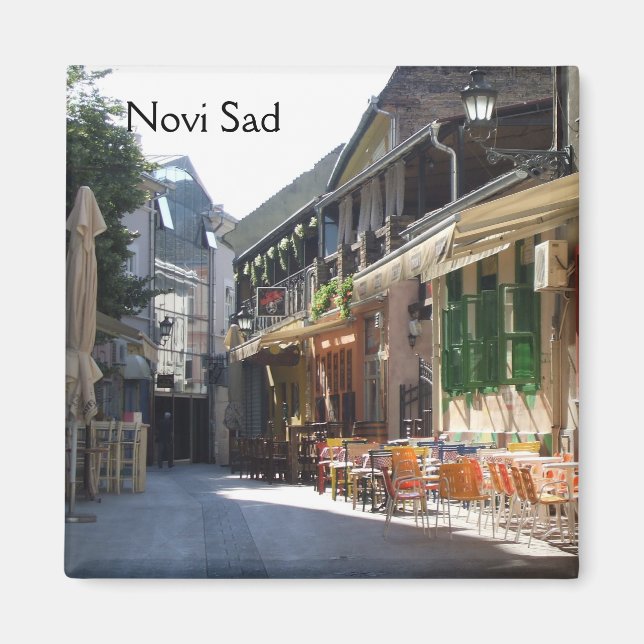 Aimant Novi Sad - rue (Devant)