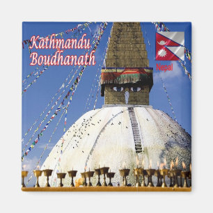 Aimant NP - Népal - Katmandou - Boudhanath