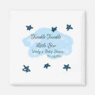 Aimant Nuages bleus scintillant Twinkle Little Star bébé 