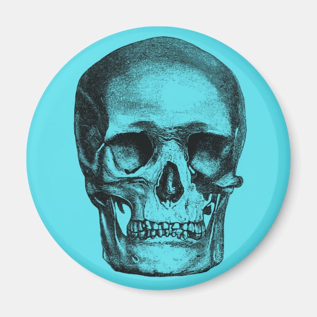 Aimant nuages crâniens vintages (Devant)