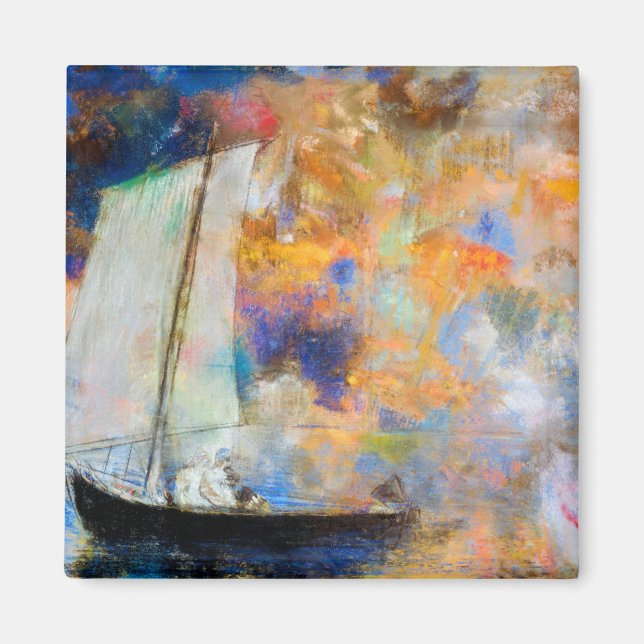 Aimant Nuages de fleurs, Redon (Devant)