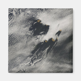 Aimant Nuages ondulés en forme d'onde de navire et vortic