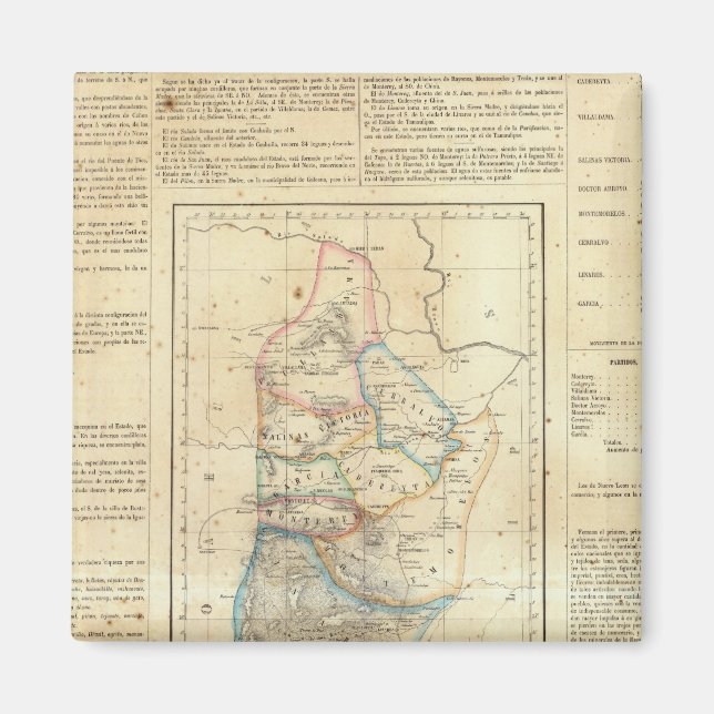 Aimant Nuevo Leon, Mexique (Devant)