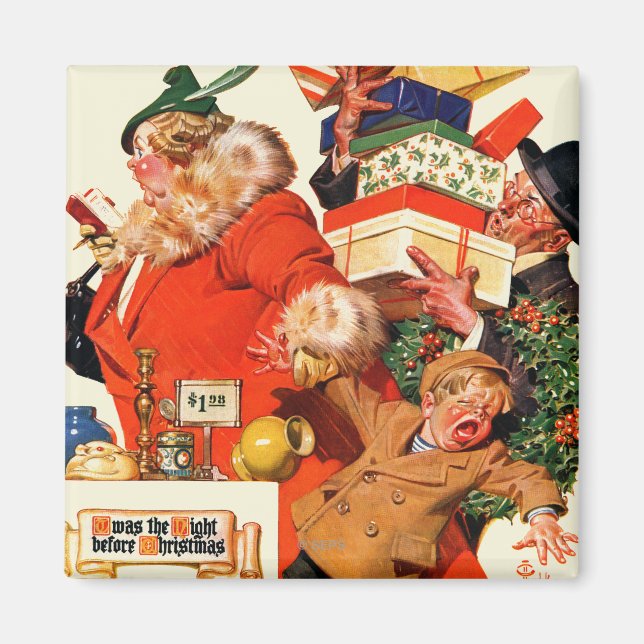 Aimant Nuit avant Noël (Devant)