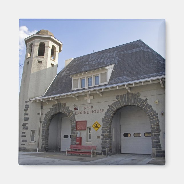 Aimant Numéro 19 Engine House à Washington, D.C. (Devant)