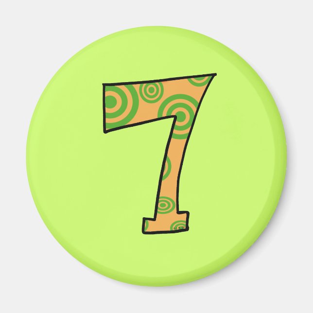 Aimant Numéro 7 (Devant)