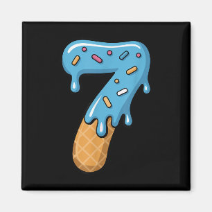 Aimant Numéro 7 Glace Goutte 67 Mème Couple Correspondant