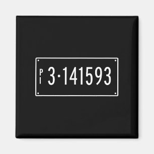 Aimant Numéro mathématique jour Pi Géométrie plaque Trigo