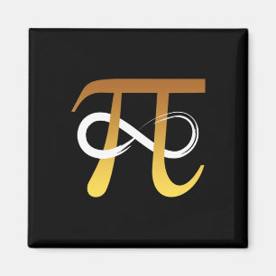 Aimant Numéro Pi 3.14 Symbole d'infini Masse Funny Geek G