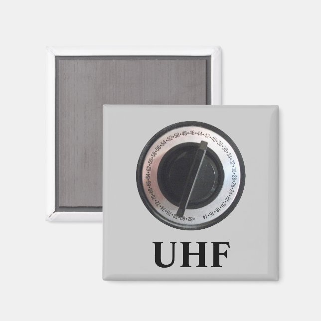 Aimant Numéro UHF (Recto/Verso)