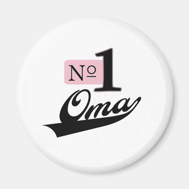 Aimant Numéro un Oma (Devant)
