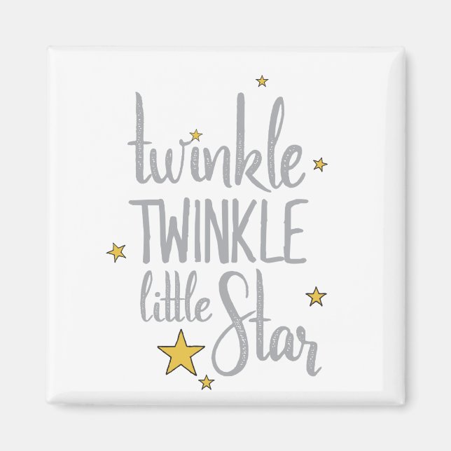 Aimant Nursery Rhymes Image Twinkle Twinkle Little Design (Devant)