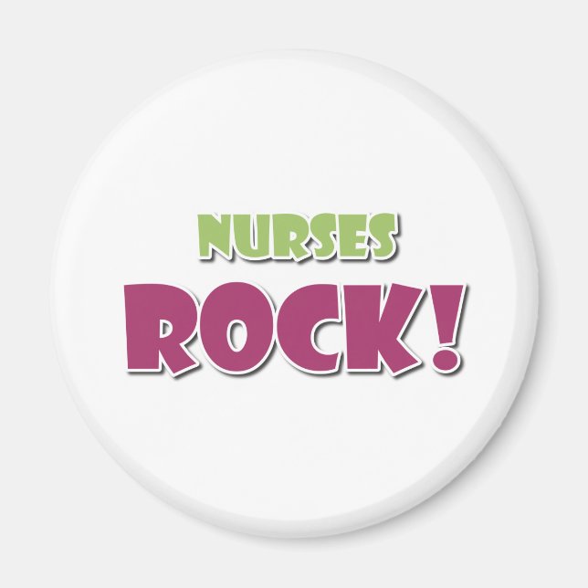 Aimant Nurses Rock ! (Devant)