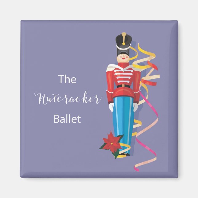 Aimant Nutcracker Danse Ballet Performance Félicitations (Devant)