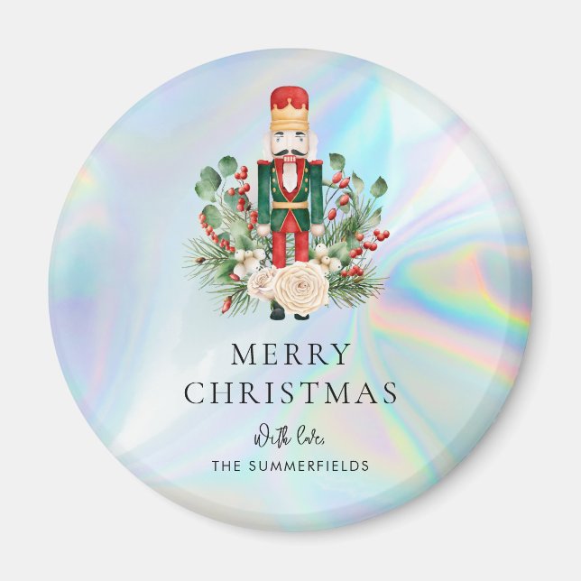 Aimant Nutcracker Script Christmas Holiday Keepsake (Devant)