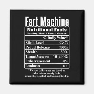 Aimant Nutrion Facts Machine Papa plaisante Drôle Farny