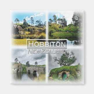 Aimant NZ0022 Océanie, Nouvelle-Zélande, Hobbiton, réfrig