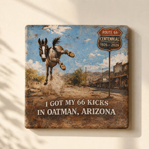 Aimant Oatman Arizona Route 66 Âne Rue Kicks