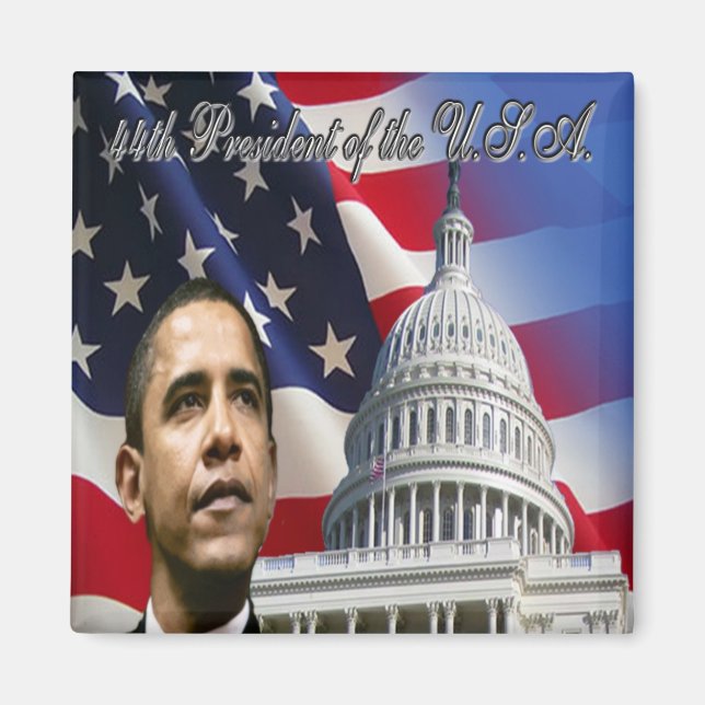 Aimant Obama, Président 2009 (Devant)