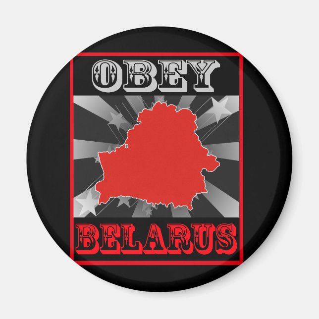 Aimant Obey Belarus (Devant)