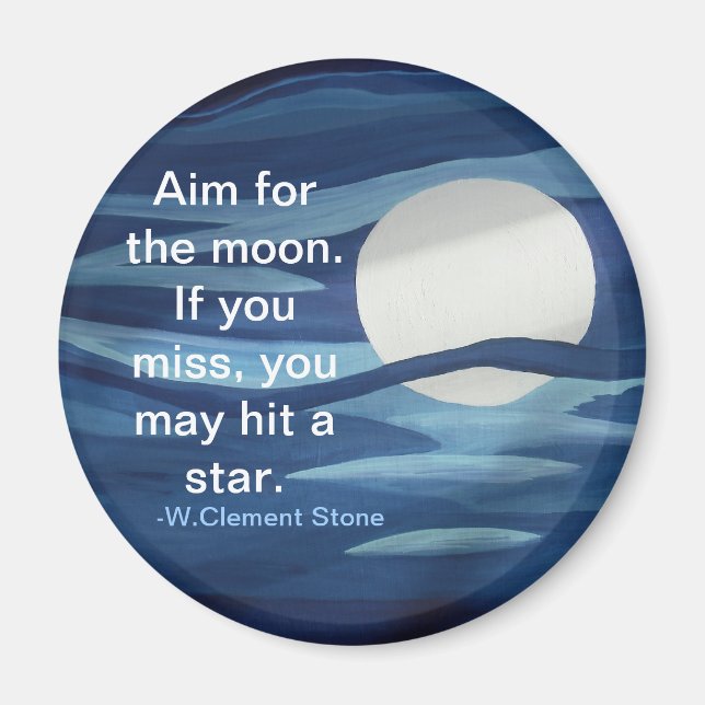 Aimant Objectif de l'aimant de la lune (Devant)