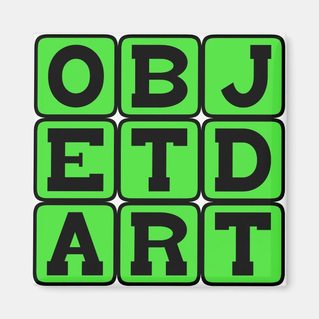 Aimant Objet d'Art, Objet d'Art (Devant)