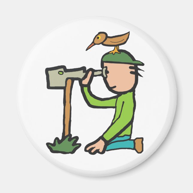 Aimant Observation des oiseaux (Devant)