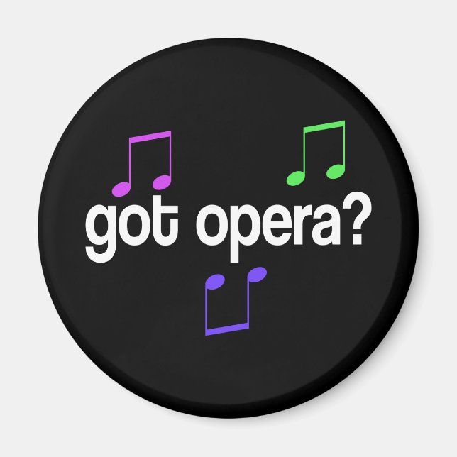 Aimant Obtenir Opera Music Cadeau (Devant)