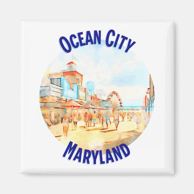Aimant Ocean City, Maryland (Devant)