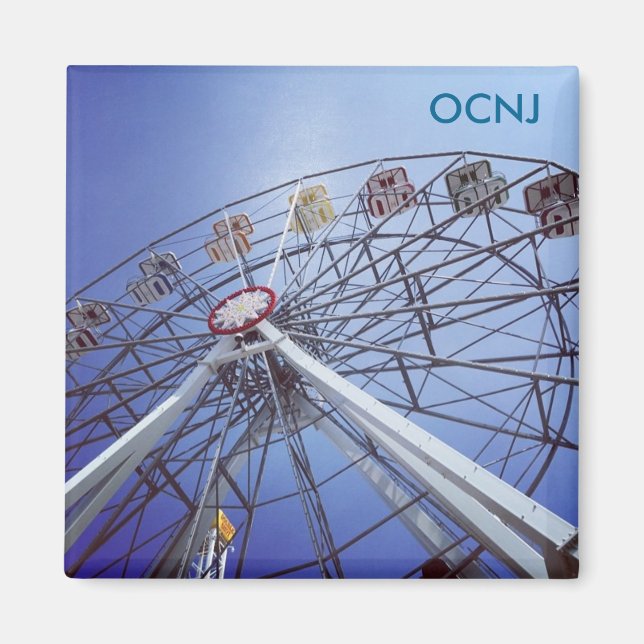 Aimant Ocean City, NJ Ferris Wheel (Devant)
