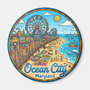 Aimant Ocean City USA