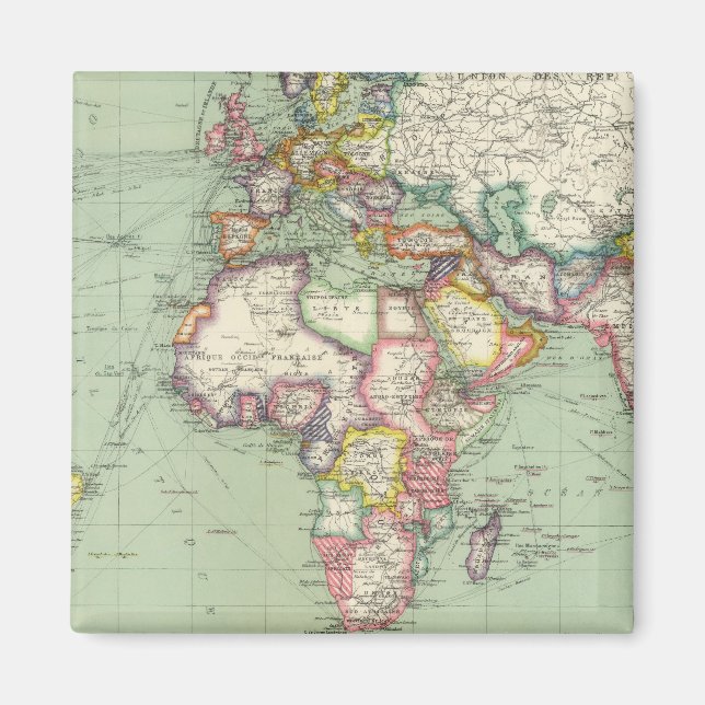 Aimant Océan Indien, Océan Atlantique (Devant)