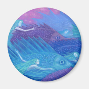 Aimant Ocean Nomads, Imaginaire marin Mermaids & Poissons