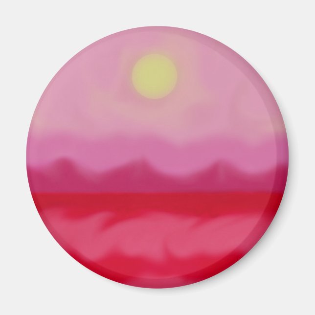 Aimant Océan rouge (Devant)