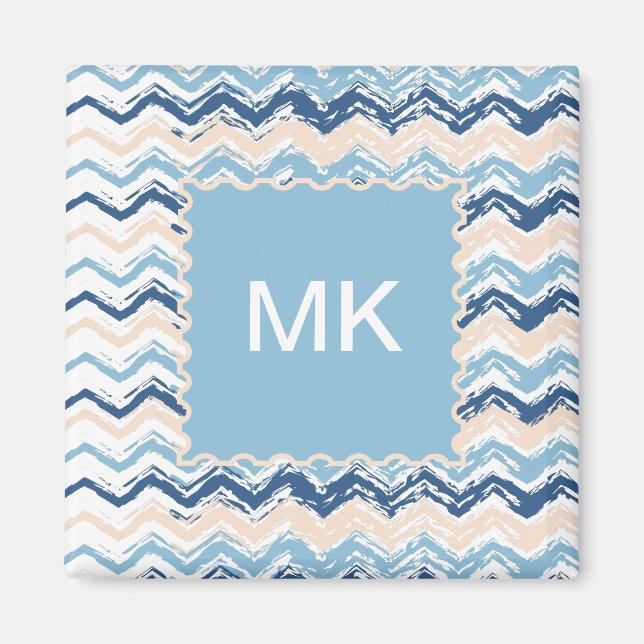 Aimant Ocean Waves Chevron (Devant)